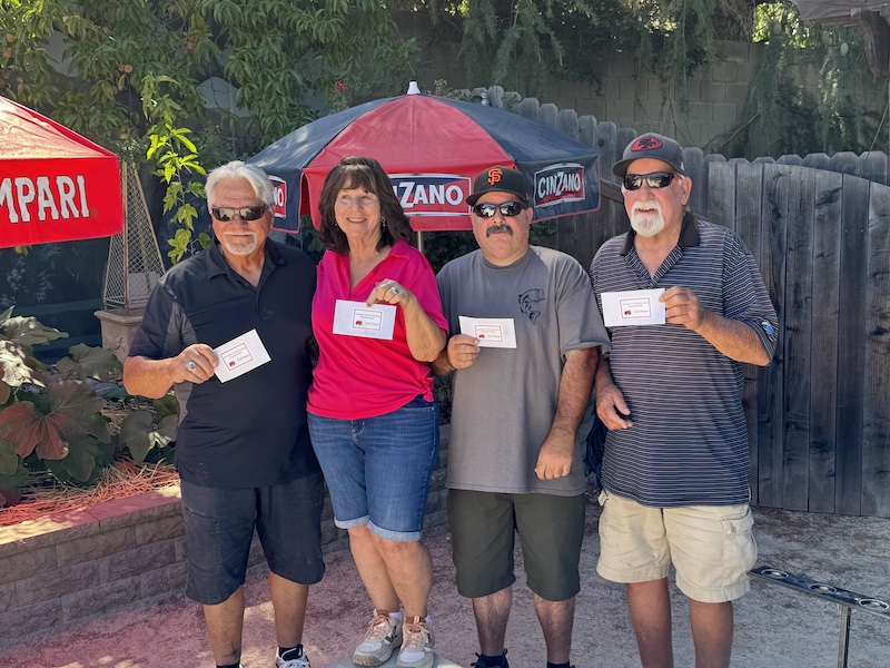 2nd Place Aces Murer House Foundation and Gardens, Folsom, California - Bocce Tournament